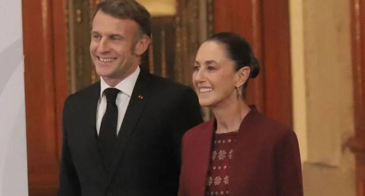 Macron invita a Sheinbaum a Francia en 2026 tras su visita a México
