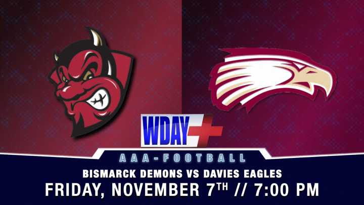 Live at 7 p.m.: 2025 North Dakota Playoff Football Division AAA on WDAY+