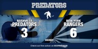 Predators Fall to Rangers Despite Wood’s Hat Trick Heroics