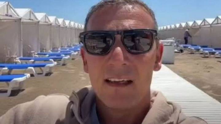 Es rosarino, dueño de un balneario, y se hizo viral por pedir que "lleven chaleco" si van a Brasil