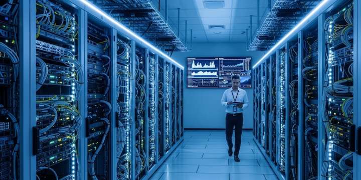 Diseñan sistema que reduce casi el 50% de las emisiones de carbono de los centros de datos de IA