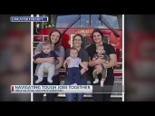 Pregnancy doesn't stop three Lancaster firefighters from staying on the job