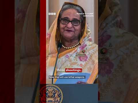 Why was Sheikh Hasina sentenced to death? #SheikHasina #Bangladesh #BBCNews