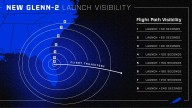 NASA Blue Origin launch visibility map has Florida, Georgia, Carolinas