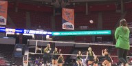 Tremont, Bloomington Central Catholic and Normal U-High all practice at CEFCU Arena before this weekend’s IHSA State Volleyball Finals
