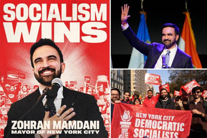 NYC DSA 'army' takes credit for Zohran Mamdani's win, declares it 'a clear mandate for a democratic socialist agenda'