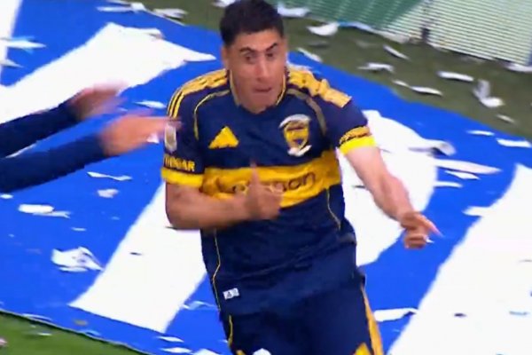 VIDEO: Merentiel anotó el 2-0 para Boca en el Superclásico luego de una gran jugada individual de Zeballos