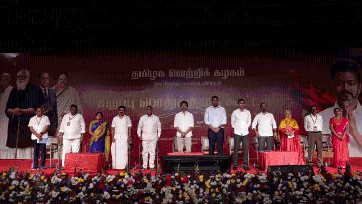 Reaffirmed as TVK’s CM face at 1st council meeting since stampede, Vijay slams Stalin’s ‘lies’