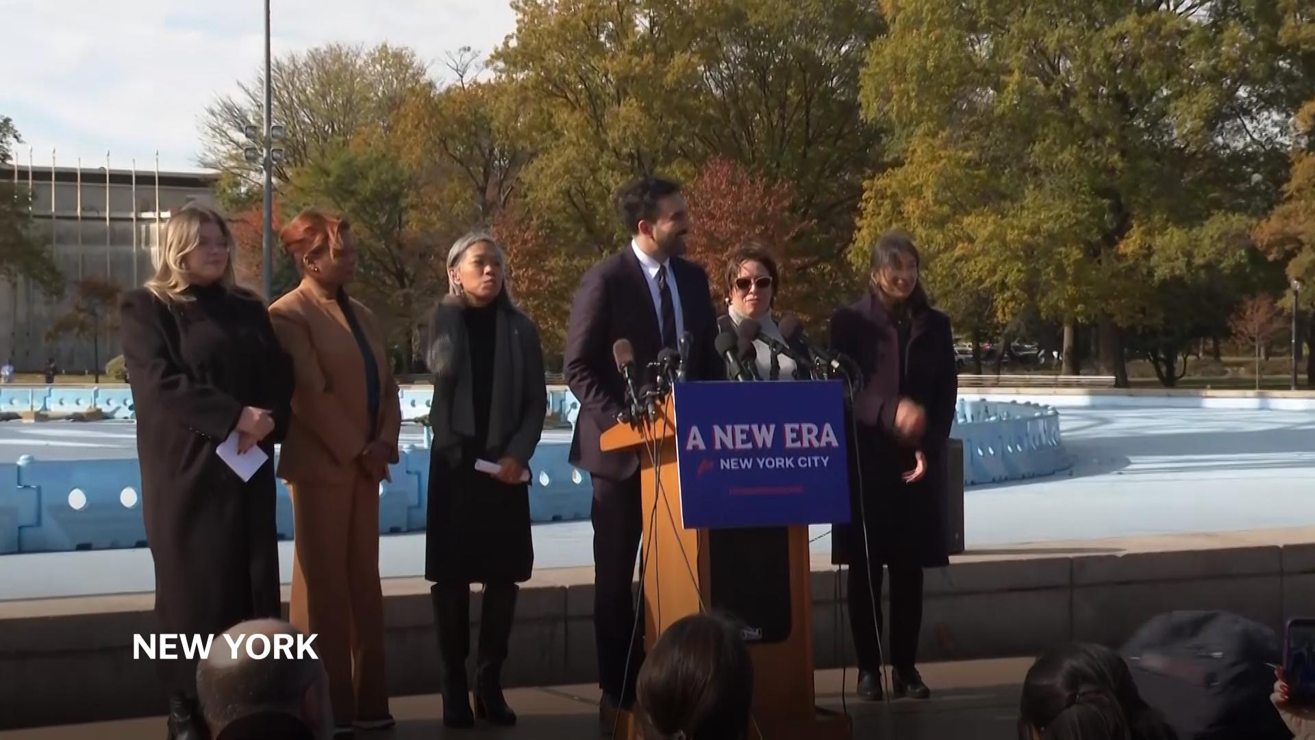 NYC's newly elected mayor, Zohran Mamdani, says he is confident in delivering an ambitious agenda