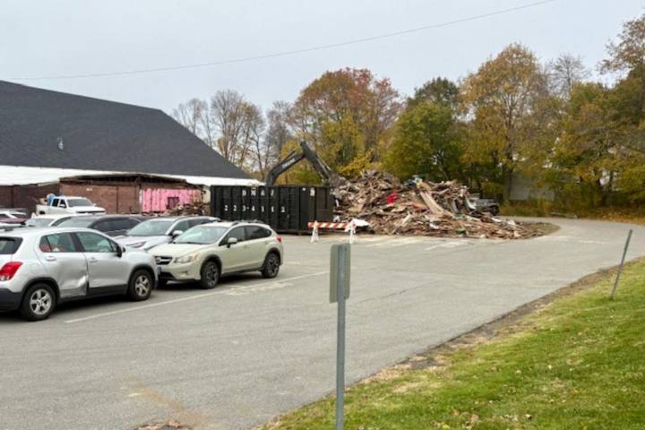 Bangor Parks Department Demolishes Old Barn For Kids Cave Program