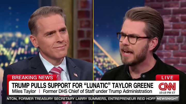 Miles Taylor Shreds Scott Jennings For Defending Trump's Politicization Of The DOJ