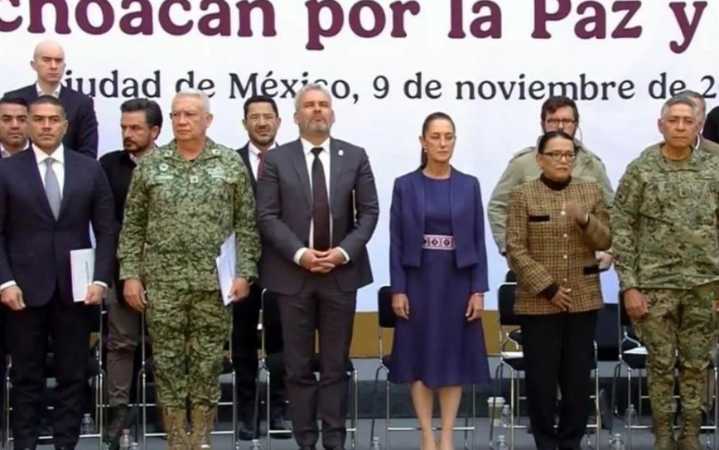 Visitaremos esta semana Uruapan, lo pidió Edil, dice Harfuch