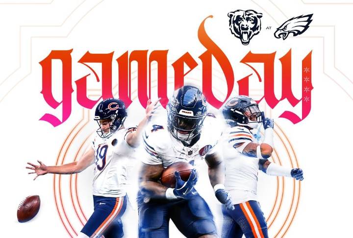 Eagles recibe visita a los Bears de Chicago