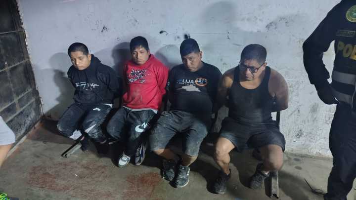 Comas: Capturan a extorsionadores que pedían 4 mil soles a mototaxista asaltado
