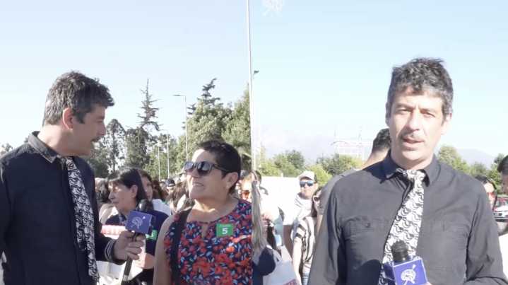 “¿A usted lo mandó la Jara?”: Periodista ex CQC protagoniza tenso cruce con adherentes de Kast
