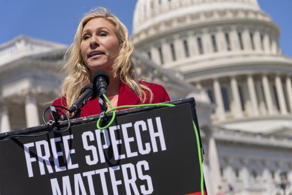 Marjorie Taylor Greene attains parity with Ron DeSantis in GOP nomination prediction market