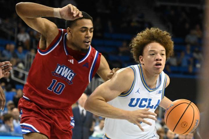 Trent Perry’s career night helps No. 15 UCLA beat West Georgia