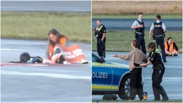 Multan a activistas con 400 mil euros por paralizar aeropuerto alemán🎦