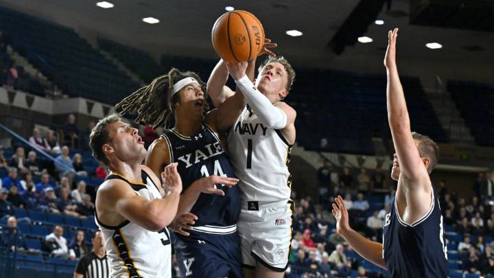 Navy hosts Yale basketball in Veterans Classic