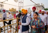 Punjab CM Mann visits Golden Temple, urges Centre to reopen Kartarpur corridor