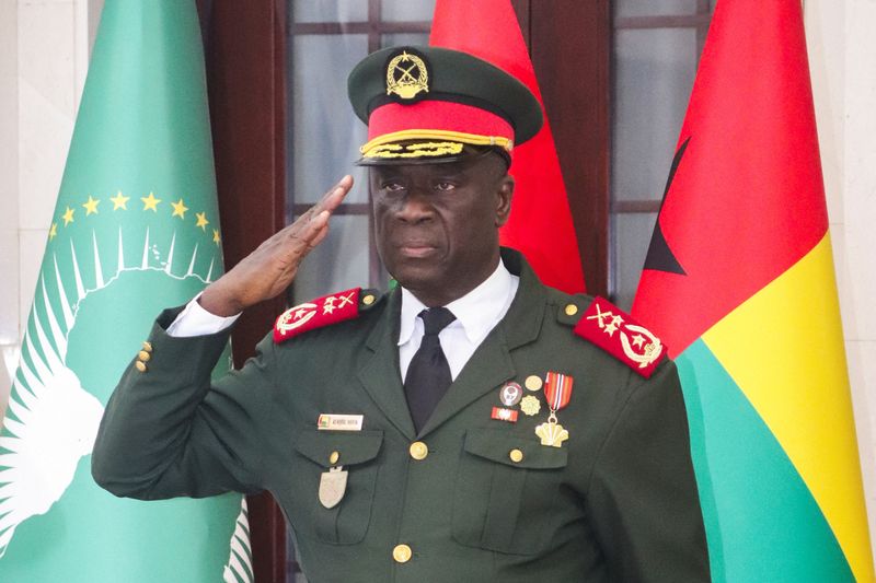 General sworn in as Guinea-Bissau leader in swift coup after disputed vote