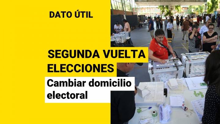 Segunda vuelta presidencial: ¿Puedes cambiar de domicilio electoral antes de la elección del 14 de diciembre?
