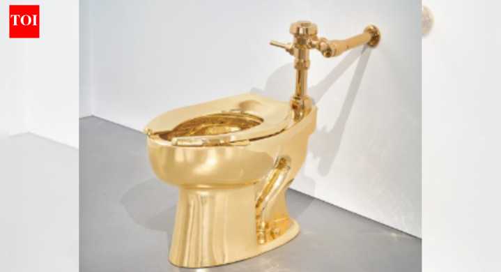 Fully functional, opulent: Solid gold toilet fetches $12.1m at NYC auction; artwork was titled ‘America’