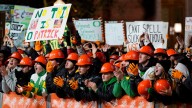 Oregon fans gather on campus for ESPN College GameDay…