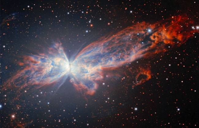 Telescopio captura impresionante imagen de la Nebulosa de la Mariposa