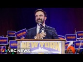 Zohran Mamdani to win New York City mayoral race, NBC News projects