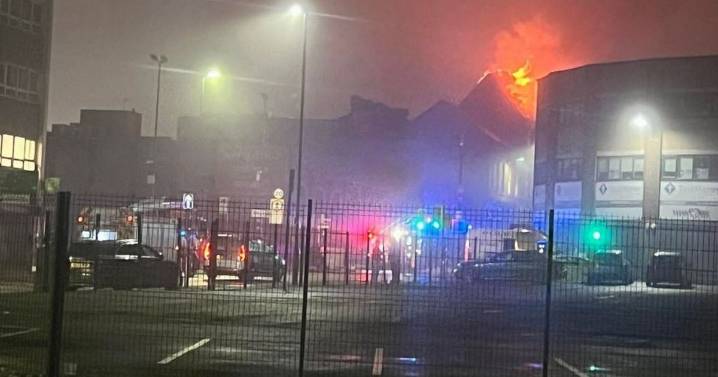Major blaze breaks out at former town centre nightclub