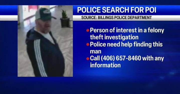 Billings police seek help in felony theft investigation