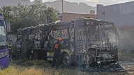 Se incendia camión de la Ruta 400 en Santa Catarina