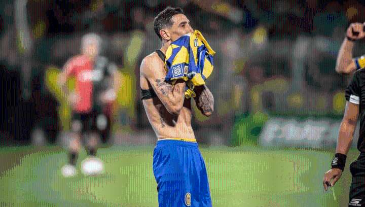 Con su primer título en el fútbol argentino, Ángel Di María inscribió su nombre en un destacado ranking