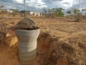 Vecinos autogestionan en un terreno desértico en medio del olvido gubernamental