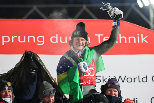 Pinheiro Braathen wins slalom to give Brazil its first Alpine skiing World Cup victory