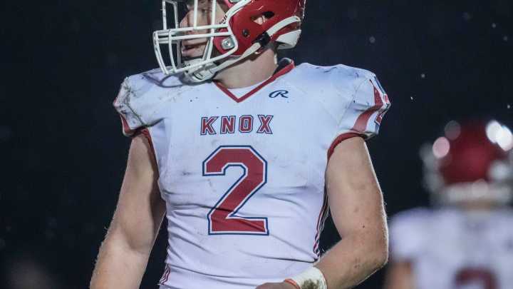 Knox's Myles McLaughlin falls short of national rushing record, season over