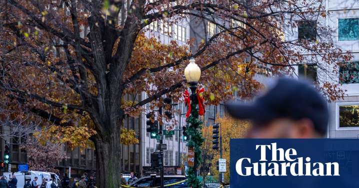 Shock and dismay after national guard troops shot near White House