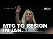 MTG announces she is resigning from Congress in January amid spat with Trump