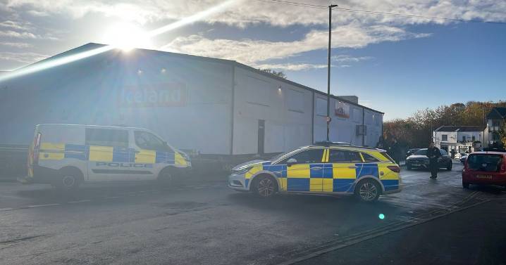 Live: Police block road after incident in Easton