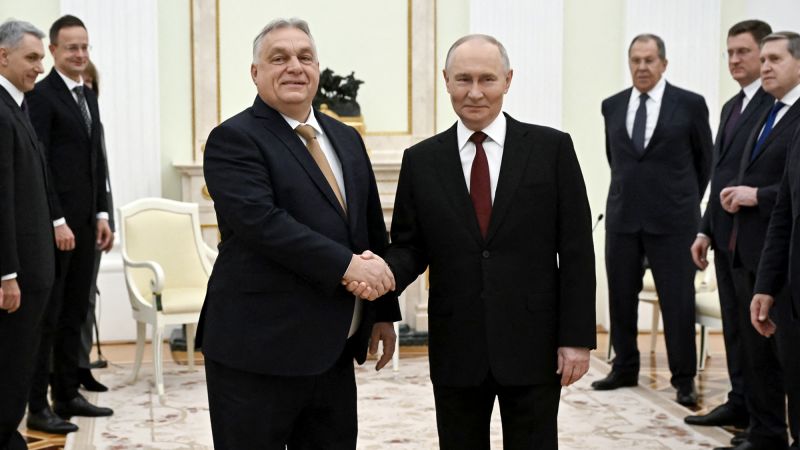 Orbán meets Putin in Moscow to shore up Hungary’s energy supplies, making use of Trump exemption