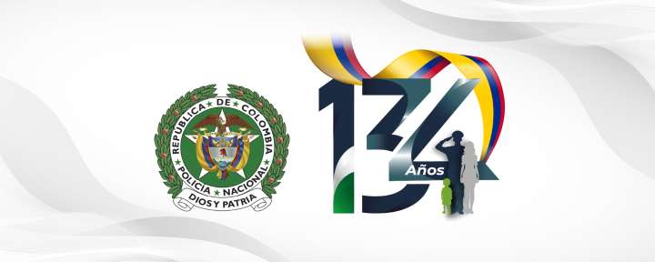 Policía Nacional celebra 134 años al servicio de los colombianos