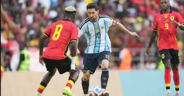 Messi y Lautaro hicieron estragos en Luanda: Angola no entendió nada tras el 2