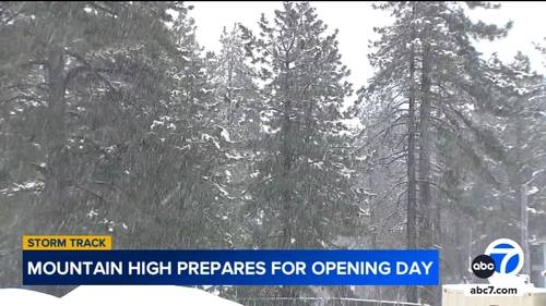 Mountain High Resort covered in 14 inches of fresh snow ahead of opening weekend