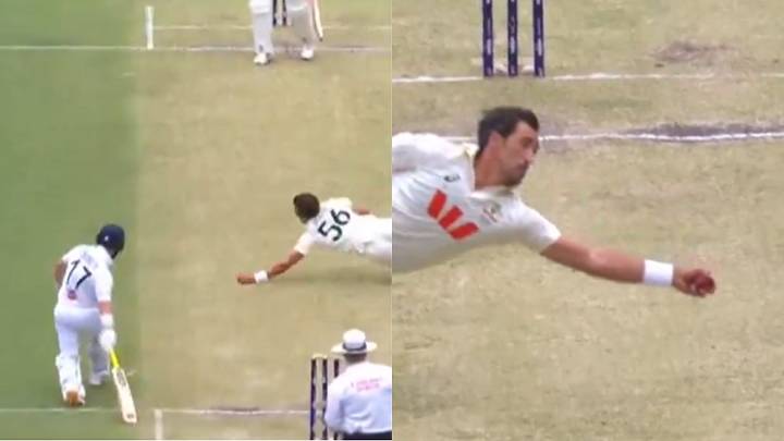 Flying Starc! Australia Pacer Pulls Off One-Handed Catch As Zak Crawley Bags Pair In AUS vs ENG 1st Ashes Test; Video