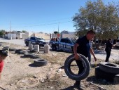 De terreno abandonado a cancha de fútbol