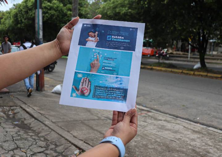 Secretaría de Salud refuerza campañas contra el uso de pólvora y pirotecnia