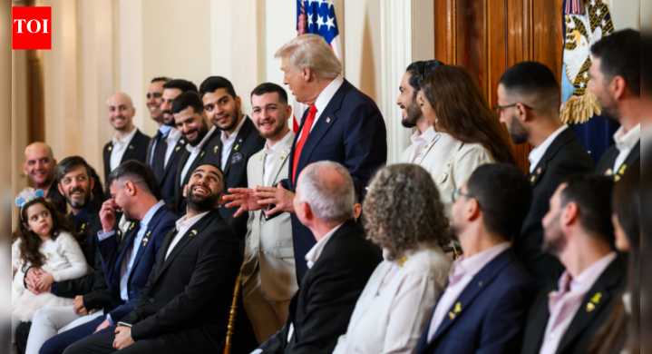 'You’re Heroes': Donald Trump welcomes freed Israeli hostages to White House; calls it an ‘honour’ to meet them