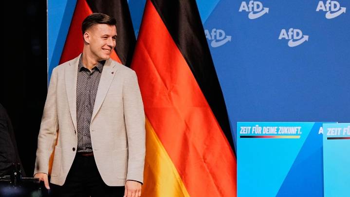 German far-right party sets up its new youth wing as thousands protest