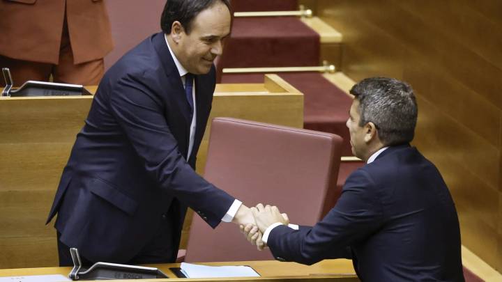 Pérez Llorca, elegido president tras asumir demandas de Vox